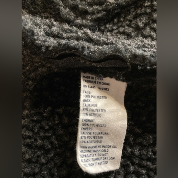 American Eagle - Women’s Faux Suede Faux Fur Moto Jacket - Picture 8 of 13